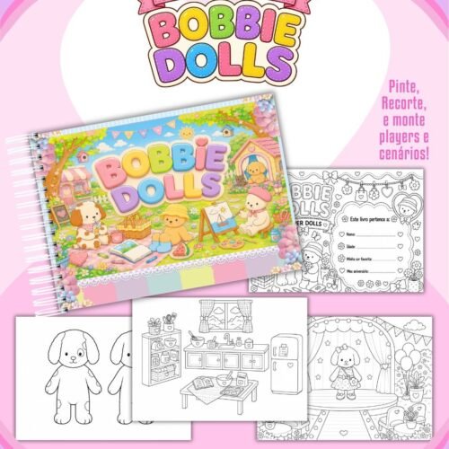 PAPER DOLLS BOBBIE DOLLS - Encadernação