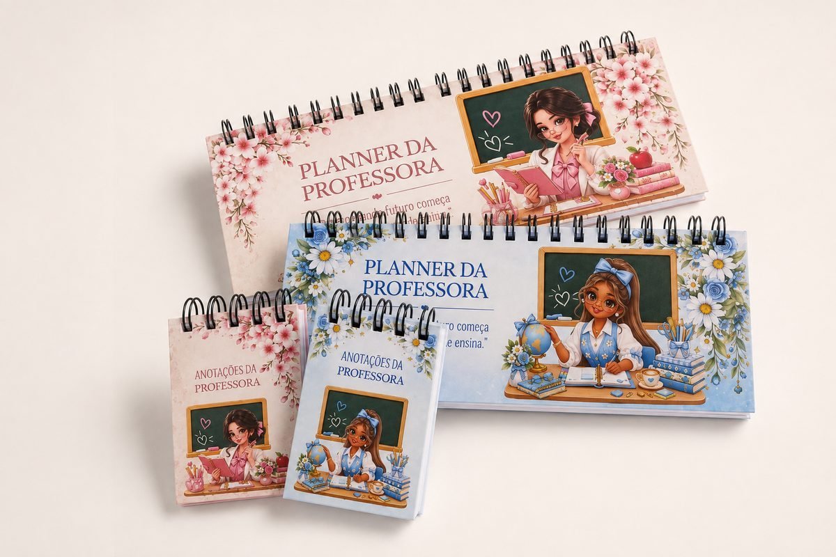 PLANNER DIA DOS PROFESSORES - Encadernação