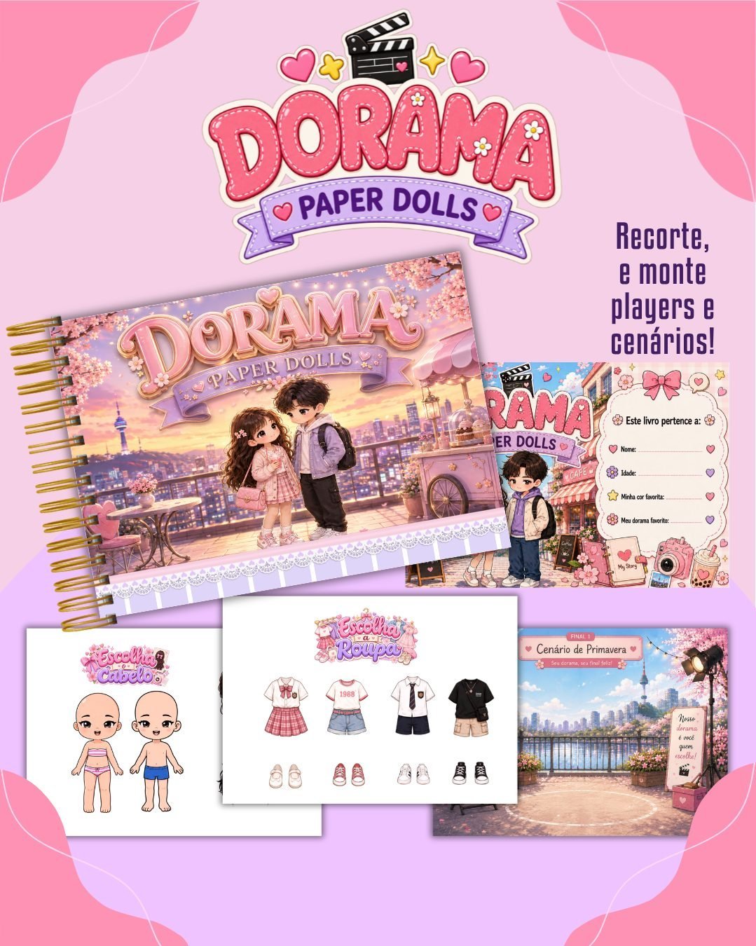 PAPER DOLLS DORAMA - Encadernação