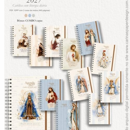 CAPAS AGENDA LITURGIA DIÁRIA - Encadernação