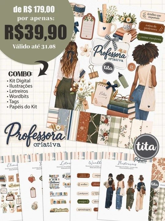 KIT DIGITAL PROFESSORA CRIATIVA - Kit Digital