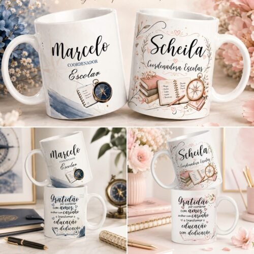ARTE CANECA COORDENADOR (A) - Sublimação