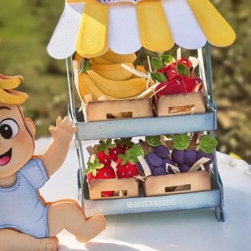TOPO DE BOLO QUITANDA DE FRUTAS - Arquivos de Corte