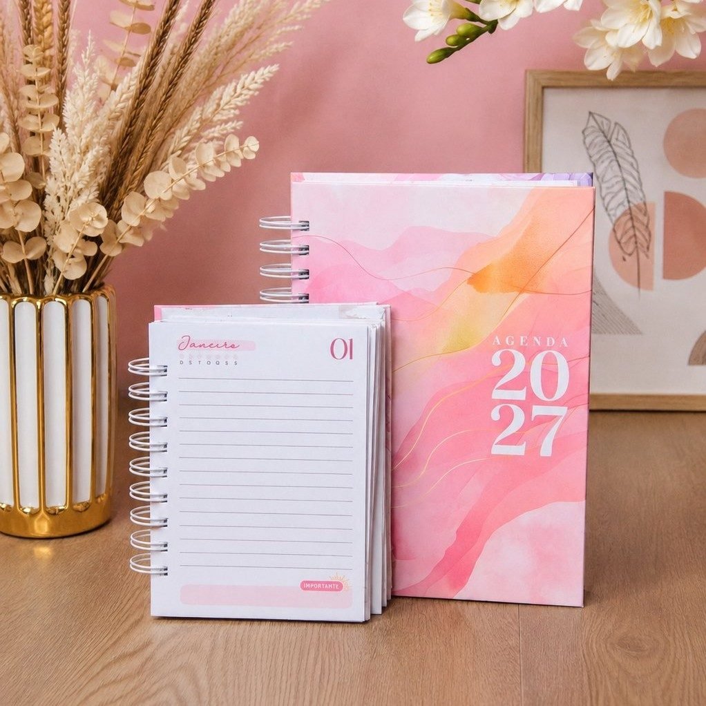 Super Combo Agendas | Datadas 2027 + Permanentes + Capas | 126 miolos Col. Vagalume + 7 Bônus - Imagem 2