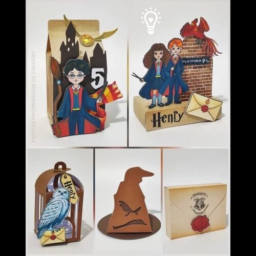 HARRY POTTER - Arquivos de Corte / Festa Pronta