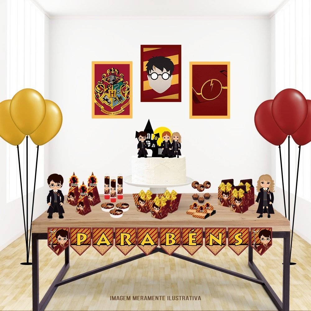 HARRY POTTER - Arquivos de Corte / Festa Pronta