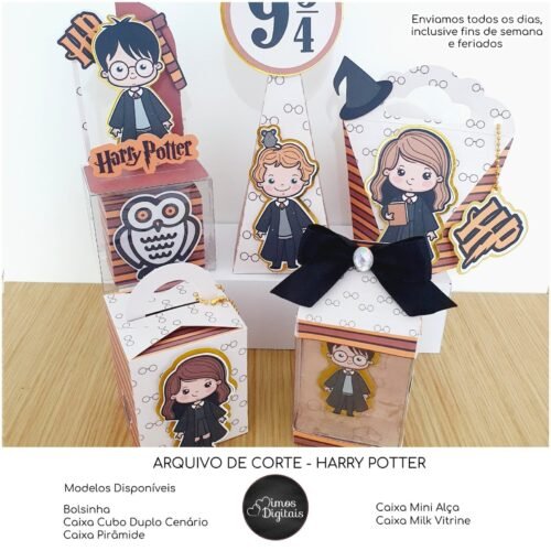 HARRY POTTER - Arquivos de Corte / Festa Pronta