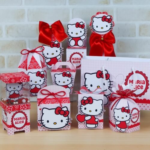 HELLO KITTY - Arquivos de Corte / Festa Pronta