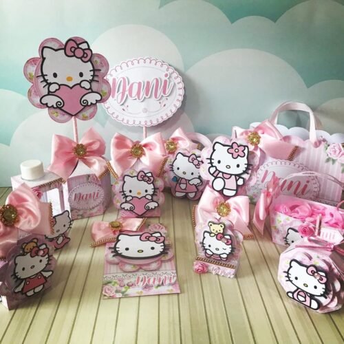 HELLO KITTY - Arquivos de Corte / Festa Pronta
