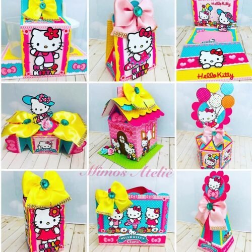 HELLO KITTY - Arquivos de Corte / Festa Pronta