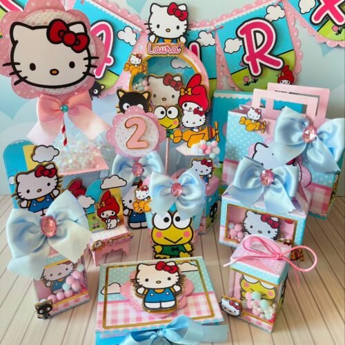 HELLO KITTY - Arquivos de Corte / Festa Pronta