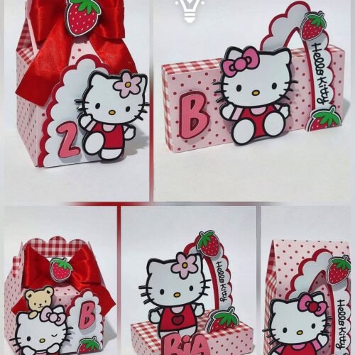 HELLO KITTY - Arquivos de Corte / Festa Pronta
