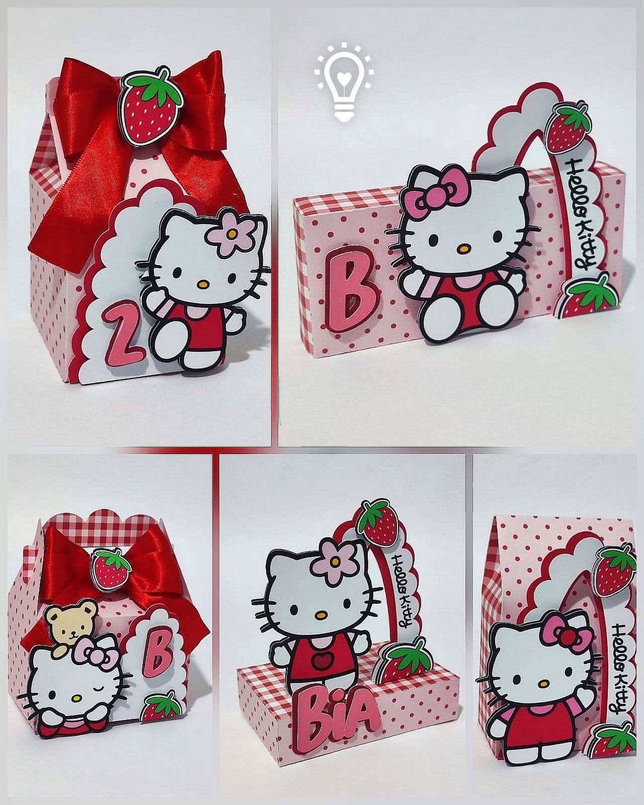 HELLO KITTY - Arquivos de Corte / Festa Pronta