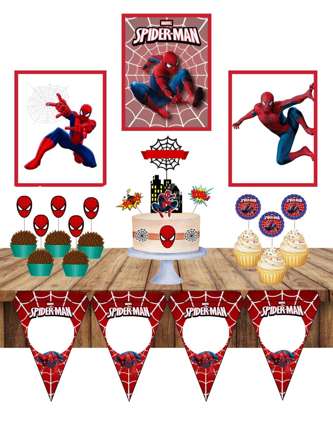 HOMEM ARANHA - Arquivos de Corte / Festa Pronta