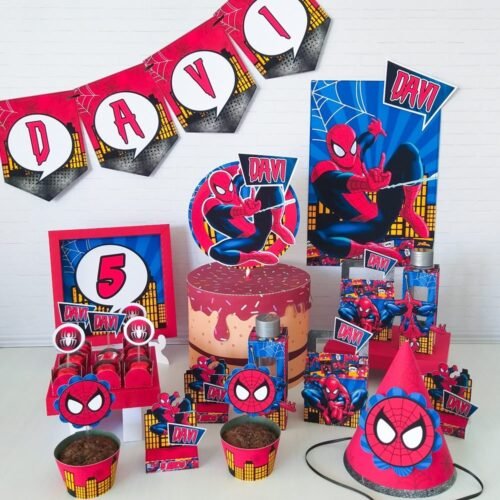 HOMEM ARANHA - Arquivos de Corte / Festa Pronta