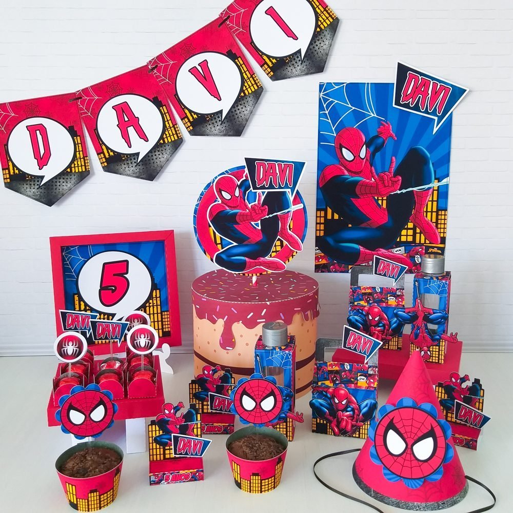 HOMEM ARANHA - Arquivos de Corte / Festa Pronta