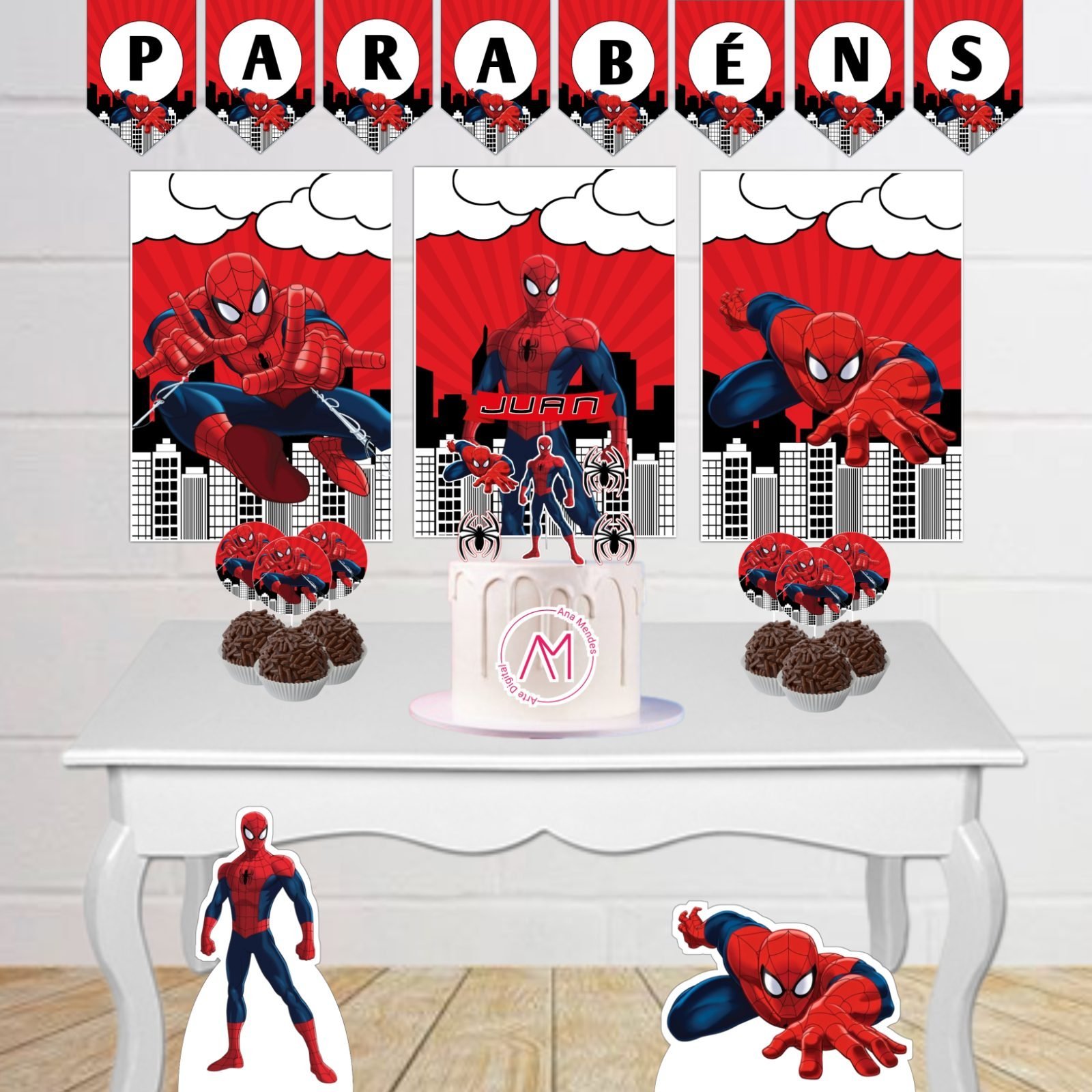 HOMEM ARANHA - Arquivos de Corte / Festa Pronta