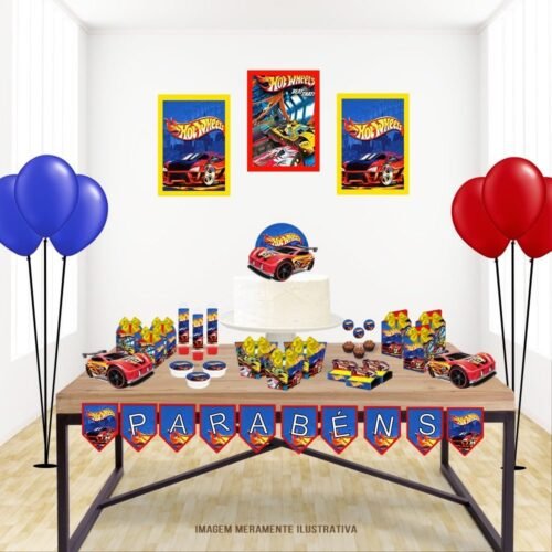 HOT WHEELS - Arquivos de Corte / Festa Pronta