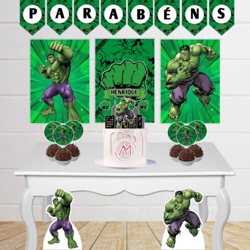 HULK - Arquivos de Corte / Festa Pronta