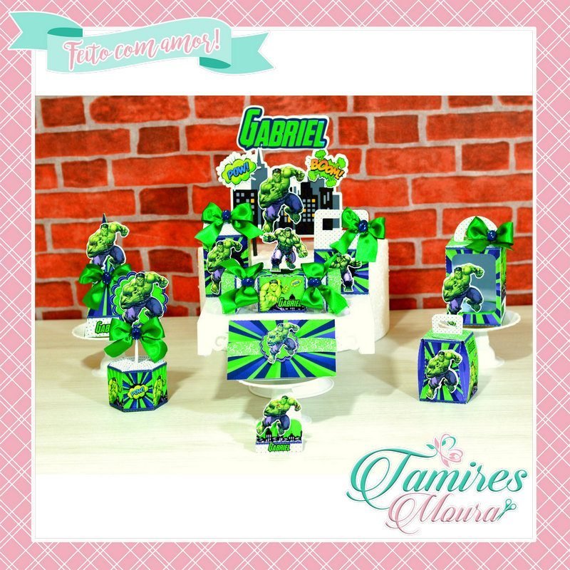 HULK - Arquivos de Corte / Festa Pronta