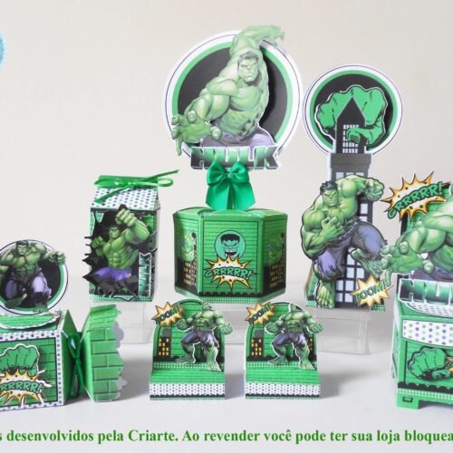 HULK - Arquivos de Corte / Festa Pronta