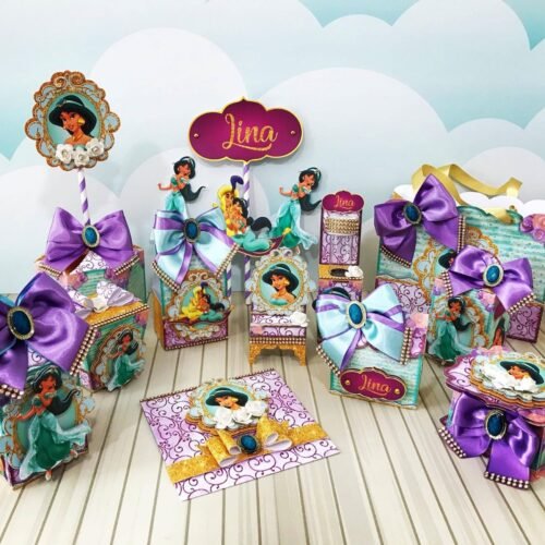 JASMINE E ALLADIN - Arquivos de Corte / Festa Pronta