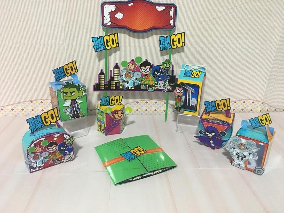 JOVENS TITÃS - Arquivos de Corte / Festa Pronta