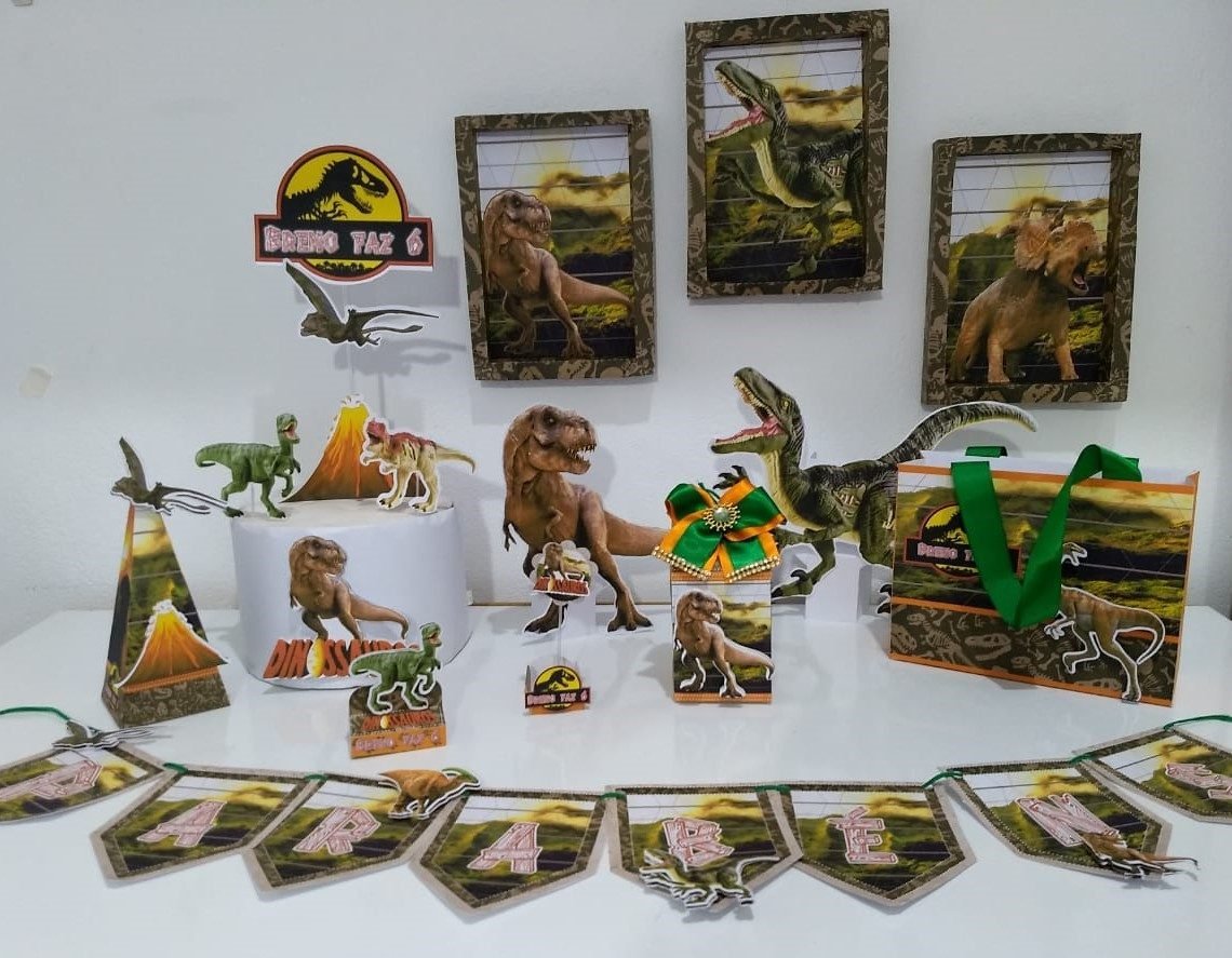 JURASSIC PARK - Arquivos de Corte / Festa Pronta