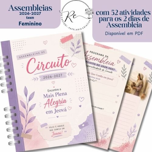 CIRCUÍTO DE ASSEMBLÉIA FEMININO - Encadernação