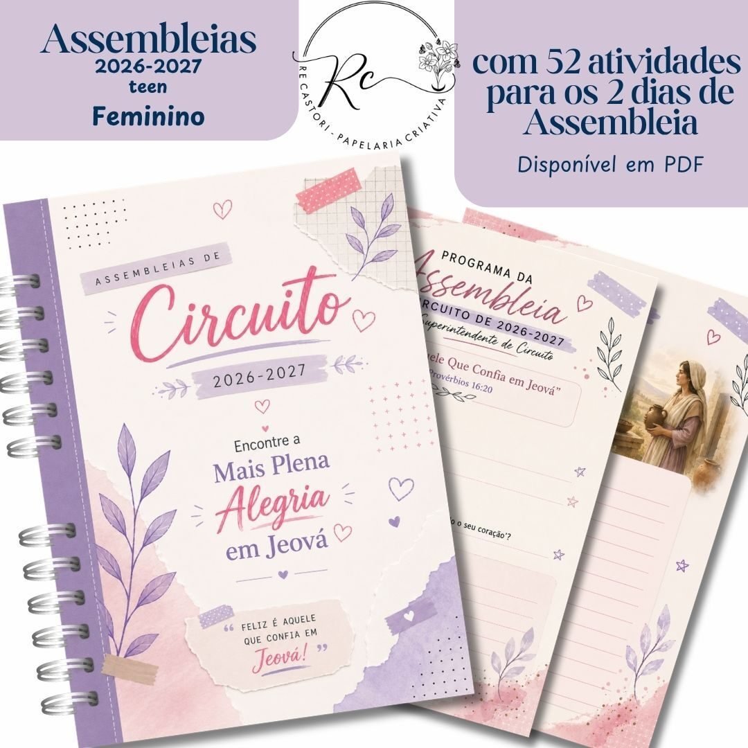 CIRCUÍTO DE ASSEMBLÉIA FEMININO - Encadernação
