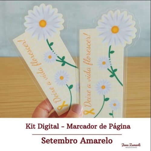 MARCADOR DE PÁGINA SETEMBRO AMARELO - Arquivos de Corte
