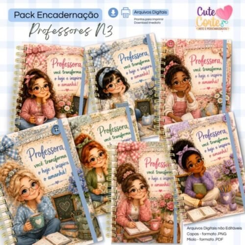 Pack Professores N3 - Encadernação