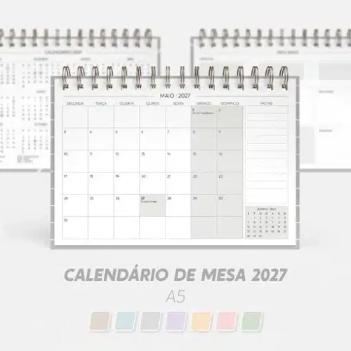 Calendário de mesa 2027 | A5