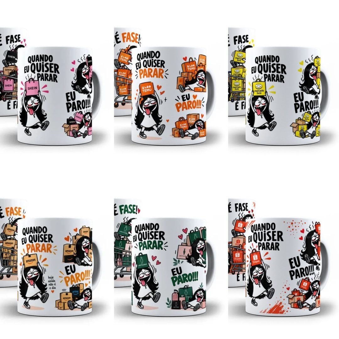 ARTE CANECA EU SEI ME CONTROLAR QUANDO EU QUISER EU PARO - Imagem 2