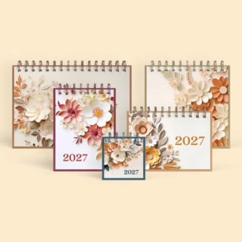 Coleção Flor de Papel 2027 – Calendário