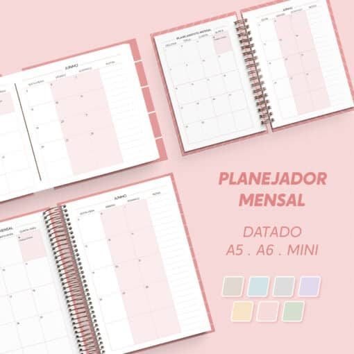 Planejador Mensal 2027 | Datado – A5, A6 e Mini