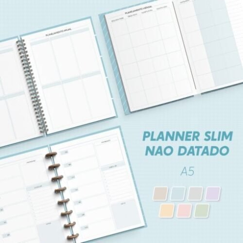 Planner Slim | Não Datado – A5