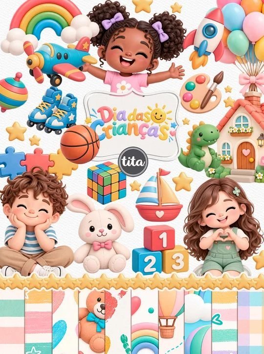 Dia das Crianças 2026 – Combo Ilustrações