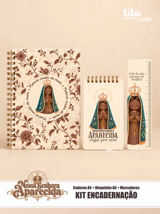 Santos – Nossa Senhora Aparecida – Encadernação