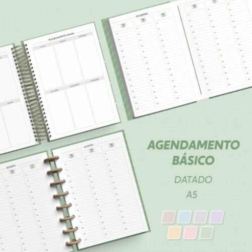 Agendamento Básico 2027 | Semanal – Datado – A5