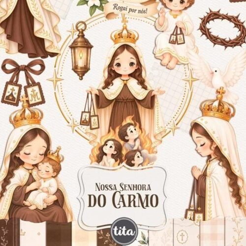 Santos – Nossa Senhora do Carmo – Ilustrações