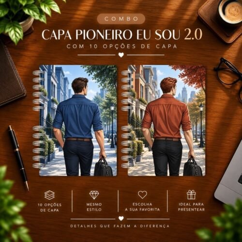 Combo Digital de Capas Masculinas – Coleção Pioneiro Eu sou 2.0