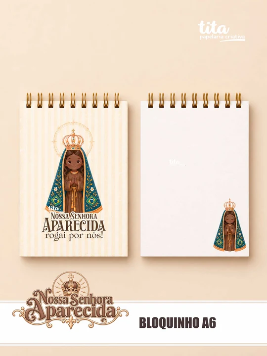Santos – Nossa Senhora Aparecida – Encadernação - Imagem 2