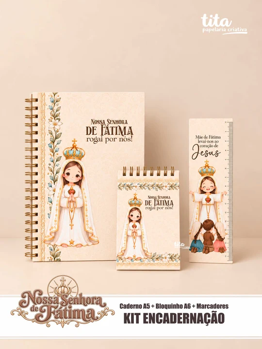 Santos – Nossa Senhora de Fátima – Encadernação