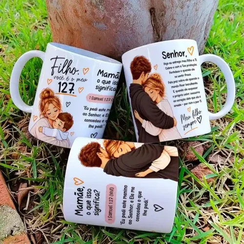 Arte Para Caneca Filho Você é o Meu 127 – Arquivo Digital Sublimação - Imagem 2