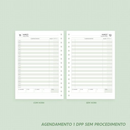Agendamento Serviços/Beleza 2027 | 1DPP – Datado – A5 - Imagem 3