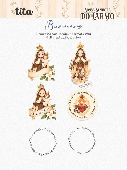 Santos – Nossa Senhora do Carmo – Ilustrações - Imagem 4