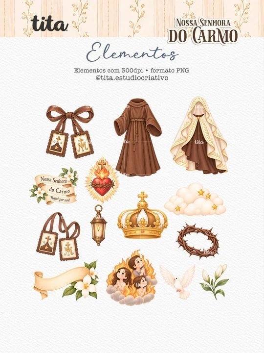 Santos – Nossa Senhora do Carmo – Ilustrações - Imagem 5